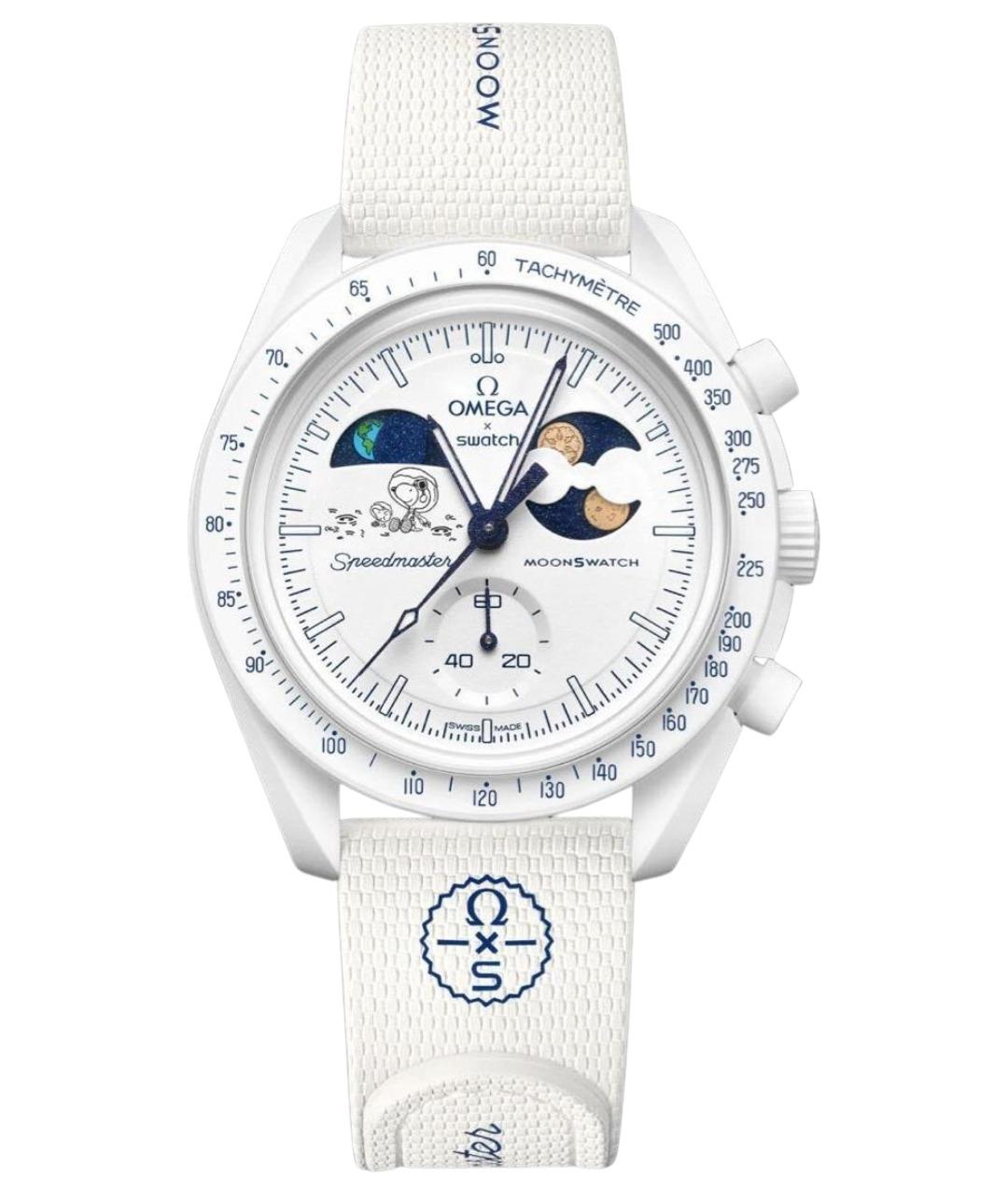 Swatch Белые керамические часы, фото 1