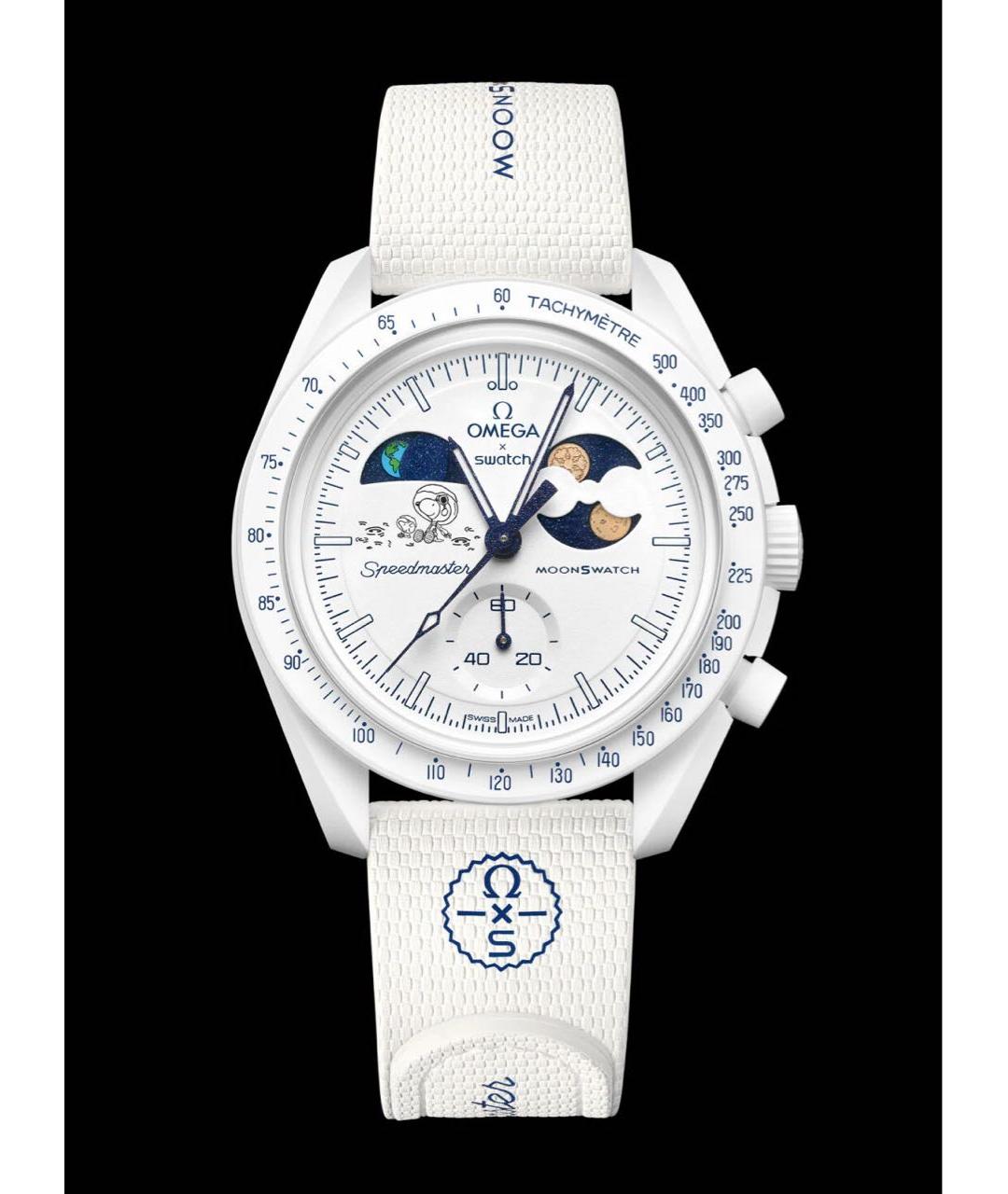 Swatch Белые керамические часы, фото 4