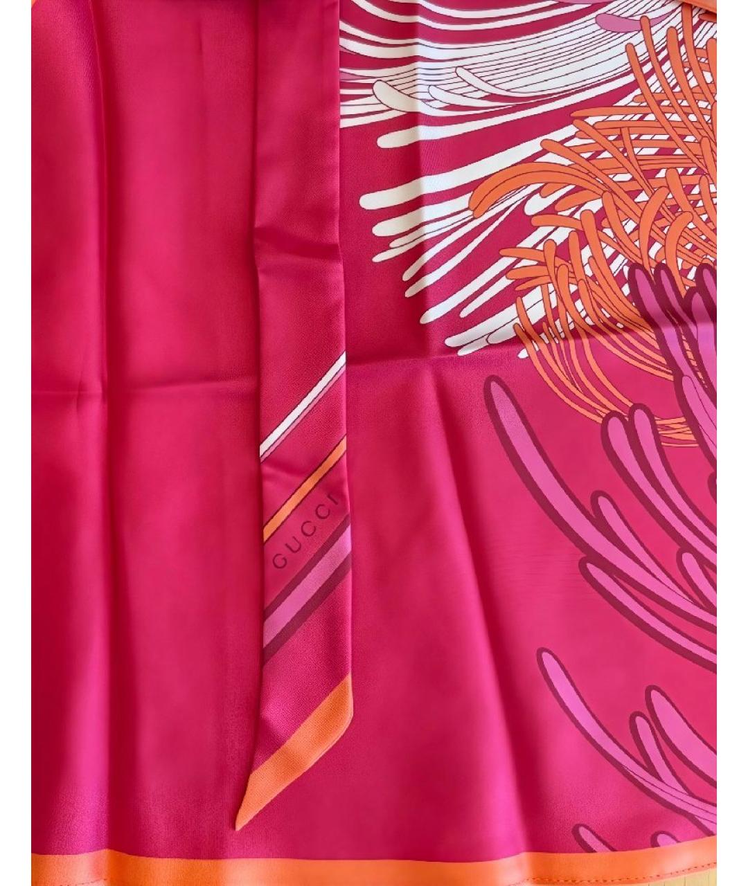 GUCCI Мульти шелковая блузы, фото 6