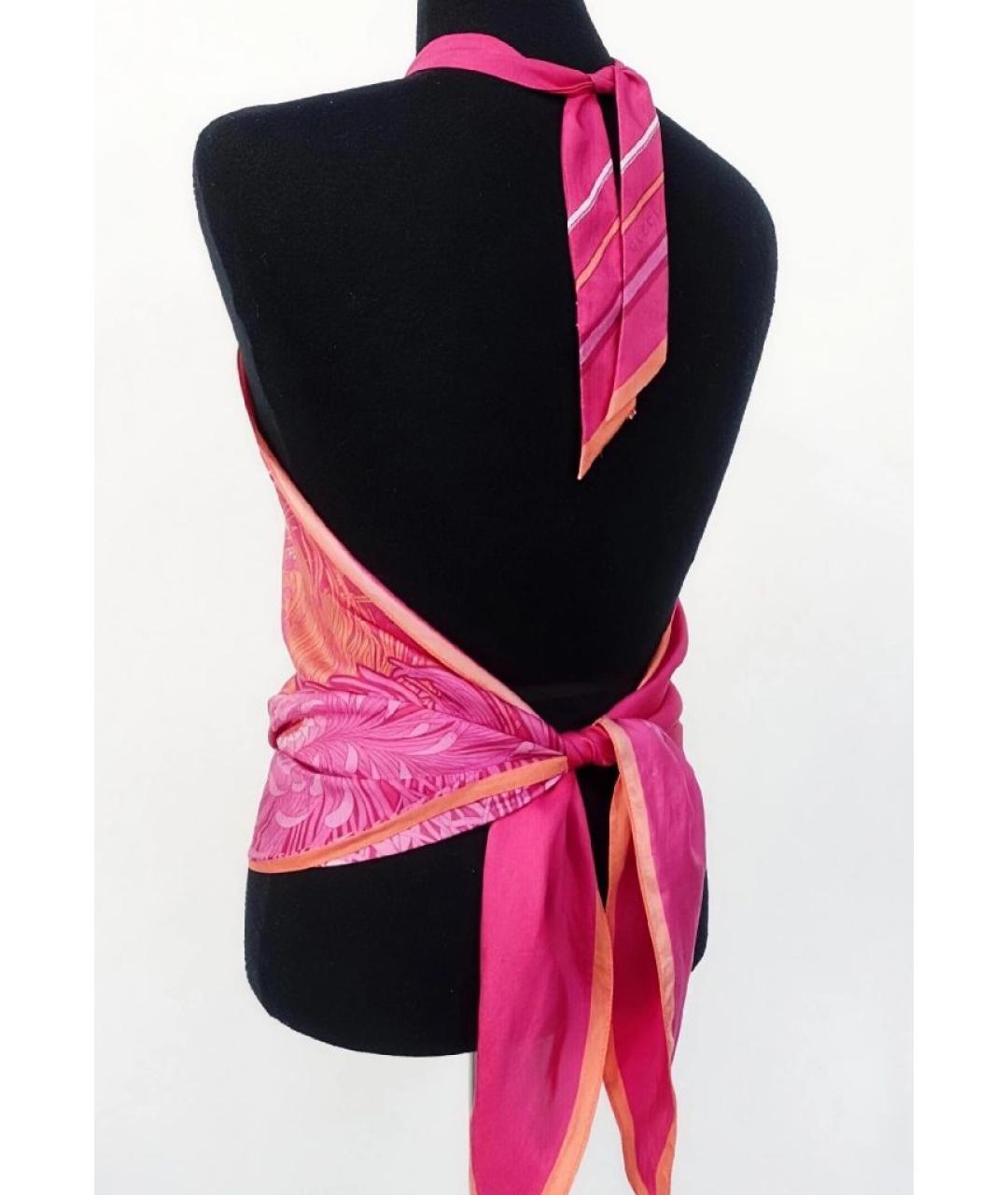 GUCCI Мульти шелковая блузы, фото 2