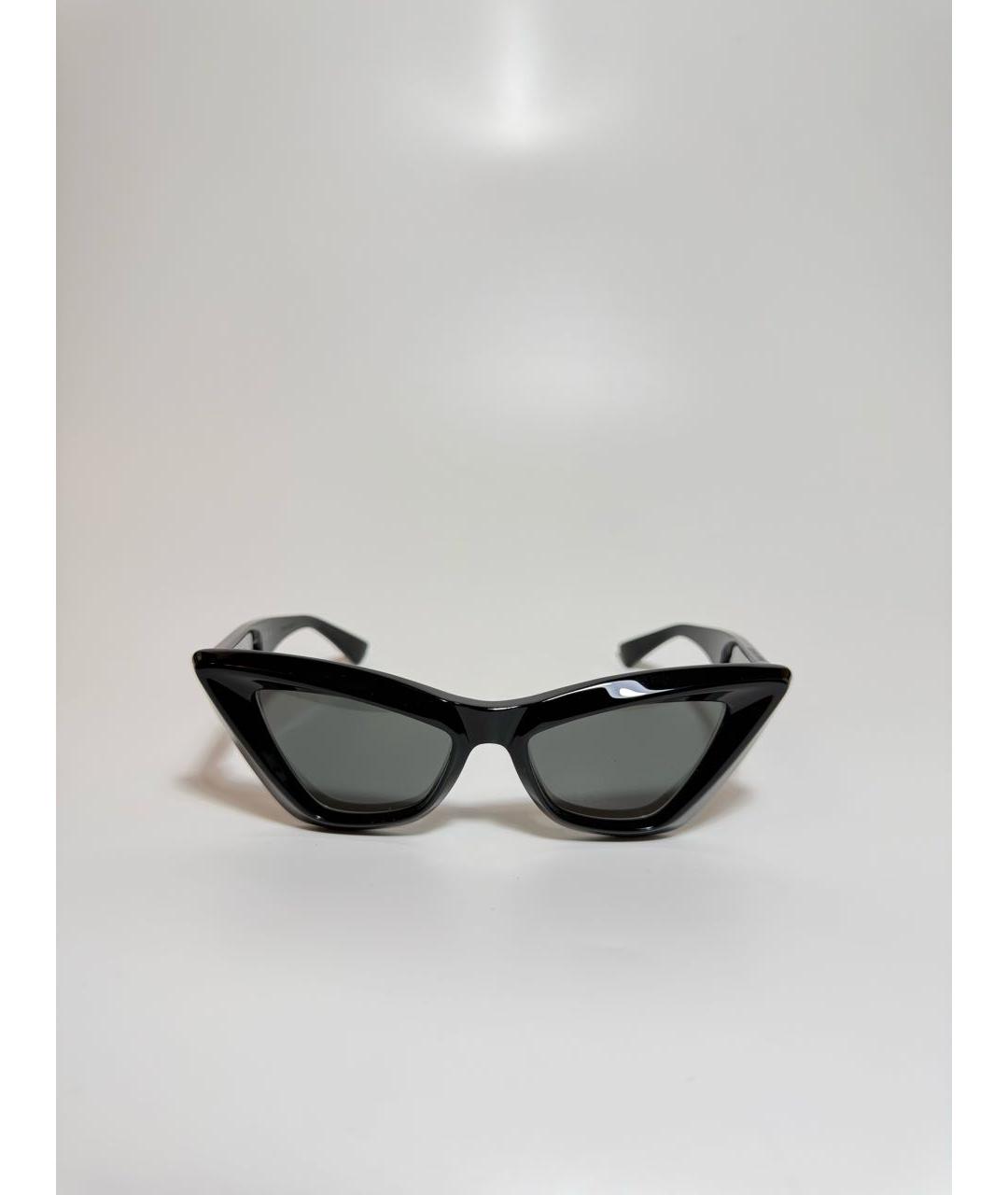BOTTEGA VENETA Черные пластиковые солнцезащитные очки, фото 5