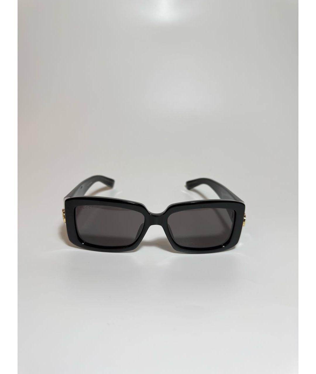 GUCCI Черные пластиковые солнцезащитные очки, фото 5