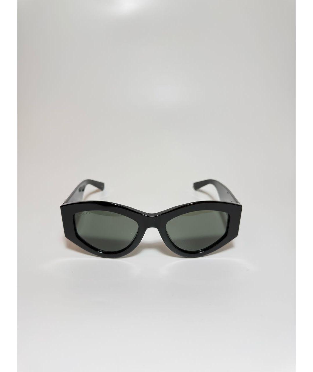 GUCCI Черные пластиковые солнцезащитные очки, фото 5