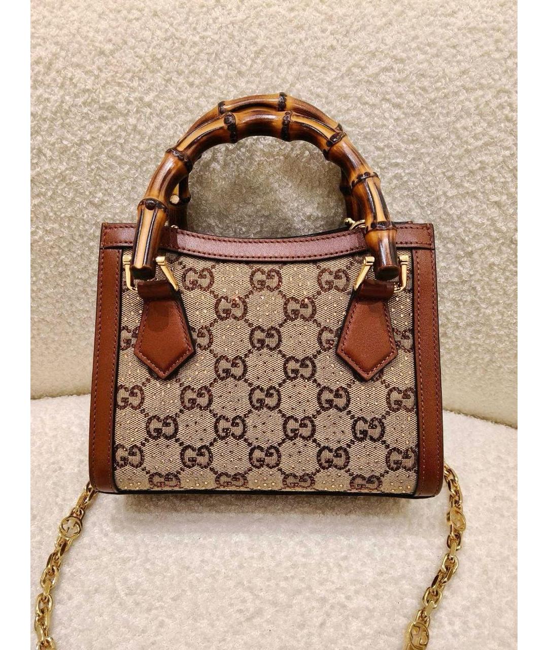 GUCCI Коричневая сумка через плечо, фото 3