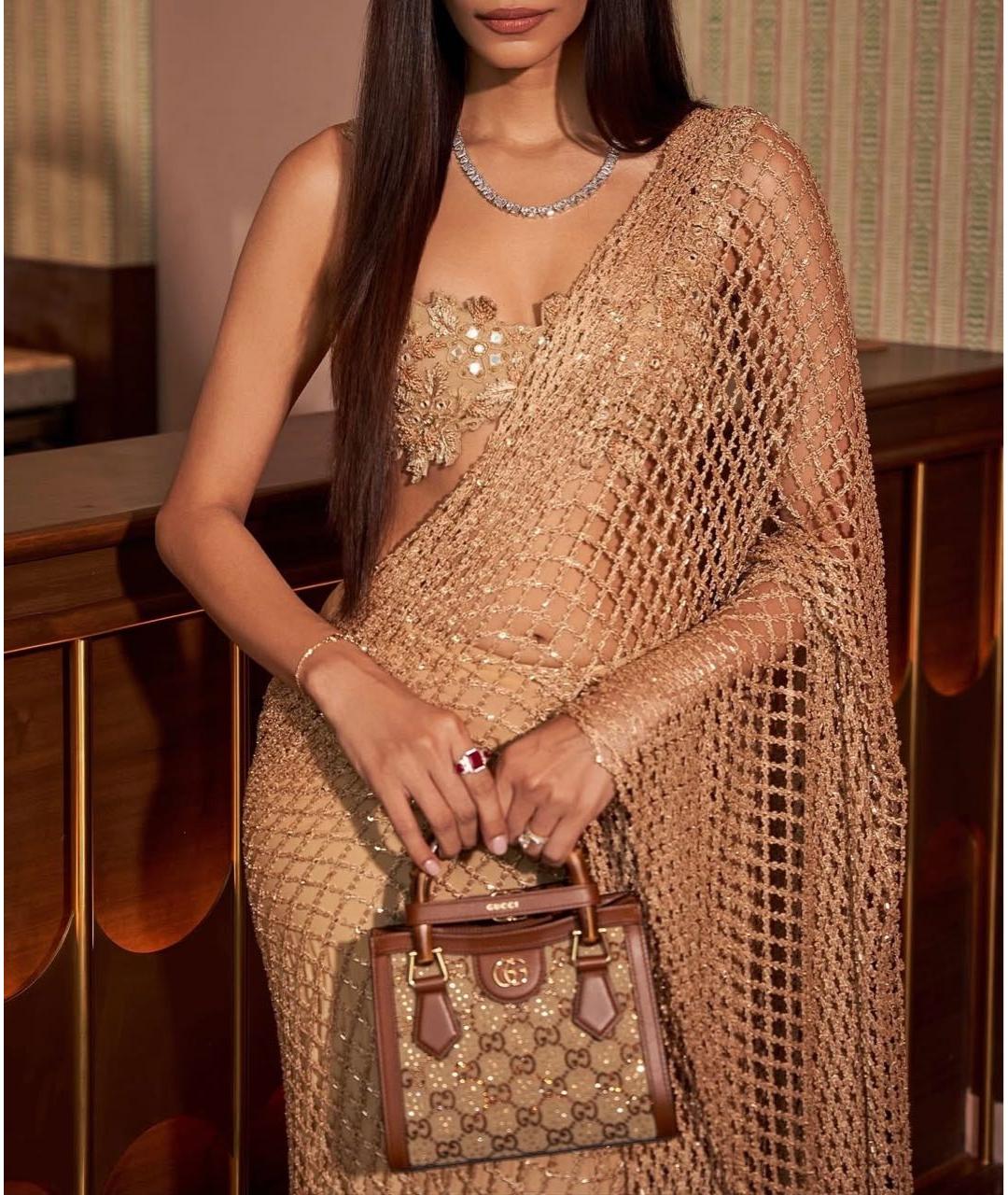 GUCCI Коричневая сумка через плечо, фото 6