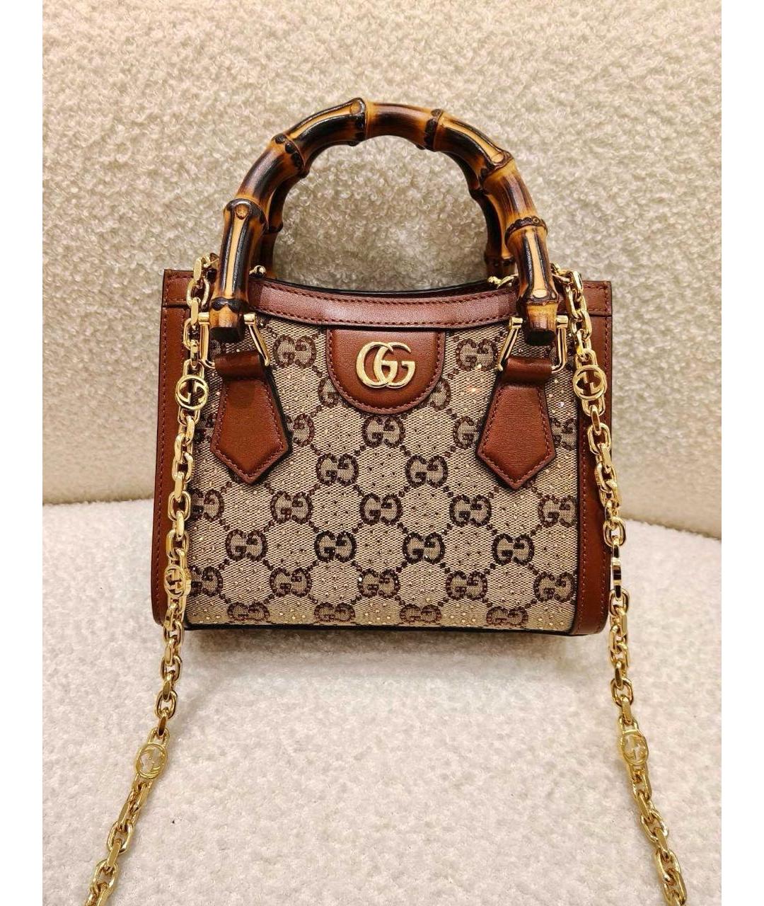 GUCCI Коричневая сумка через плечо, фото 2