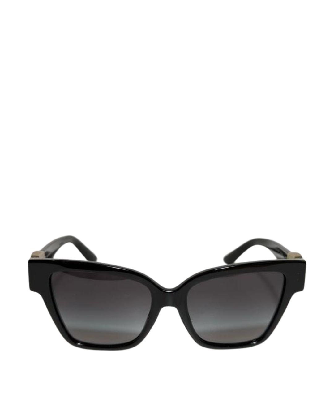 DOLCE&GABBANA Черные пластиковые солнцезащитные очки, фото 1