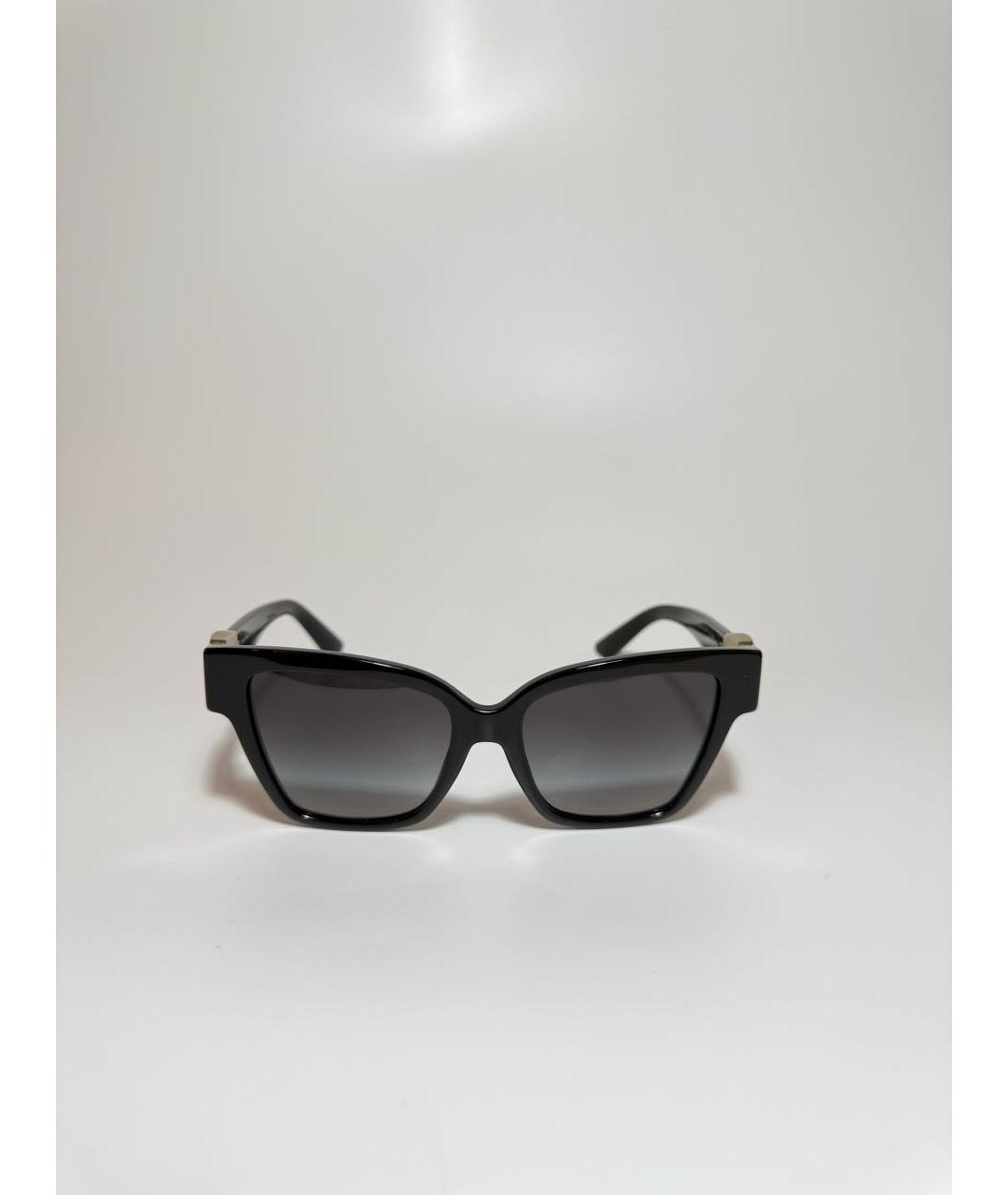 DOLCE&GABBANA Черные пластиковые солнцезащитные очки, фото 5