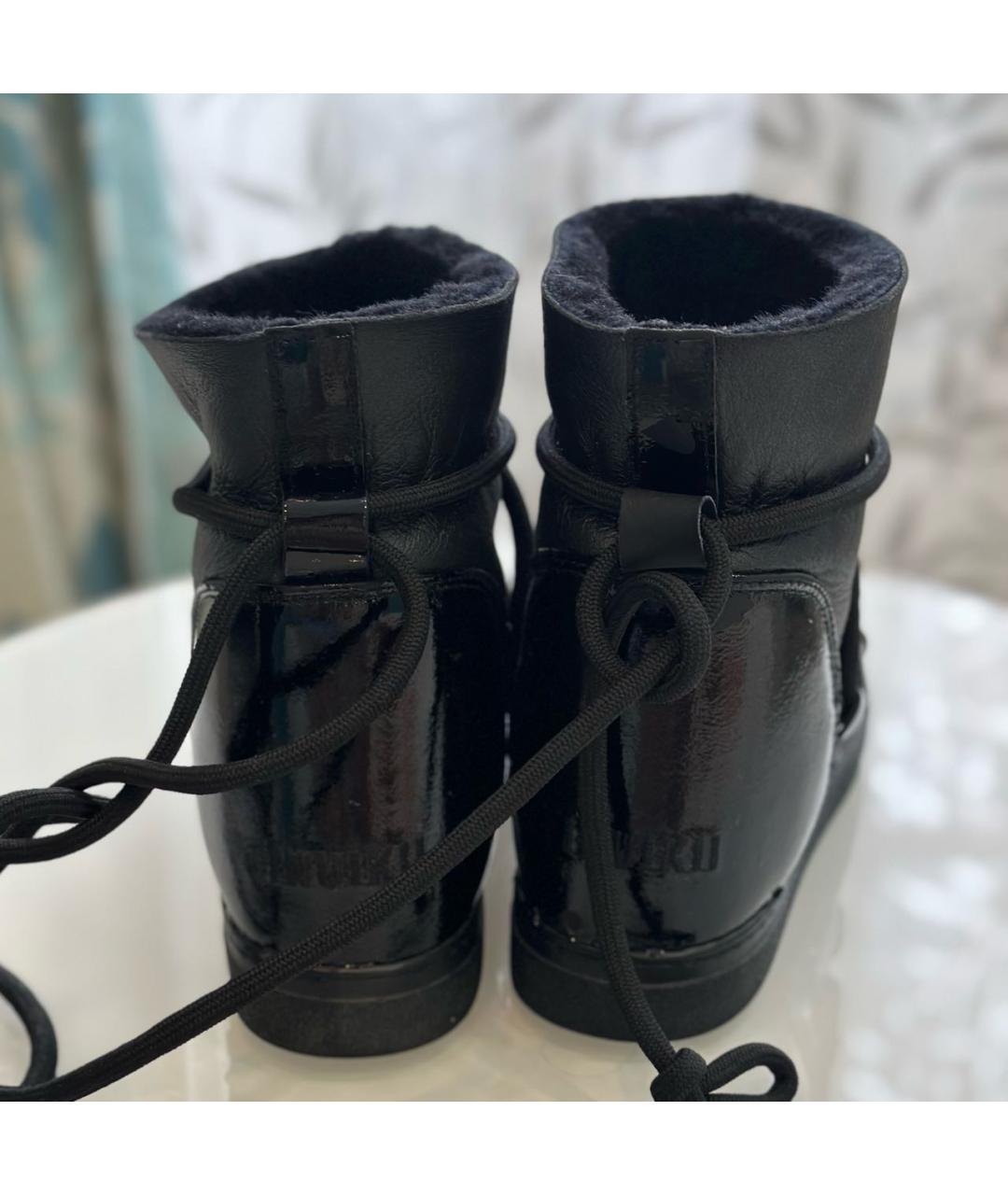 INUIKII Черные кожаные ботинки, фото 4
