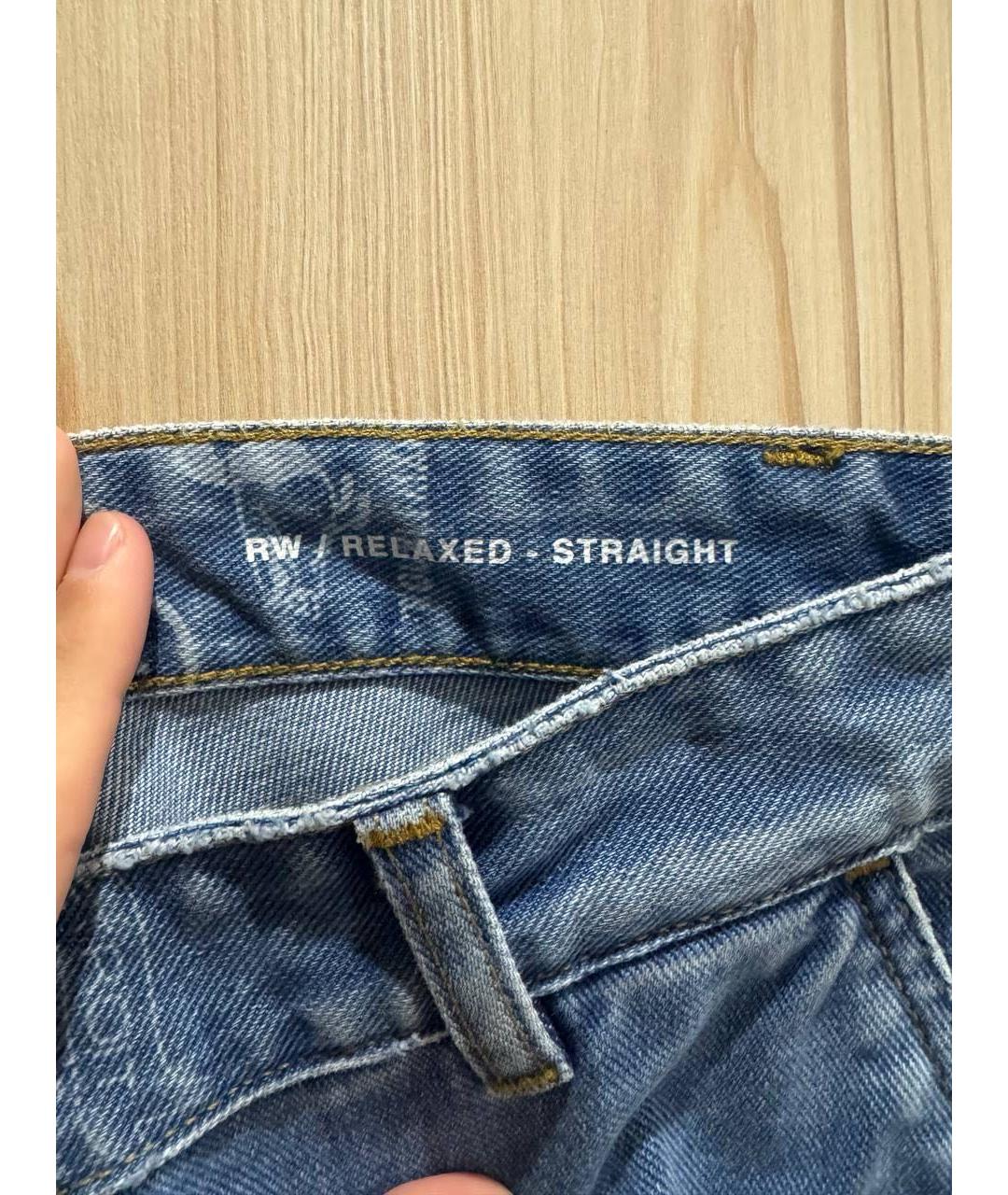 CARHARTT Темно-синие хлопковые прямые джинсы, фото 4