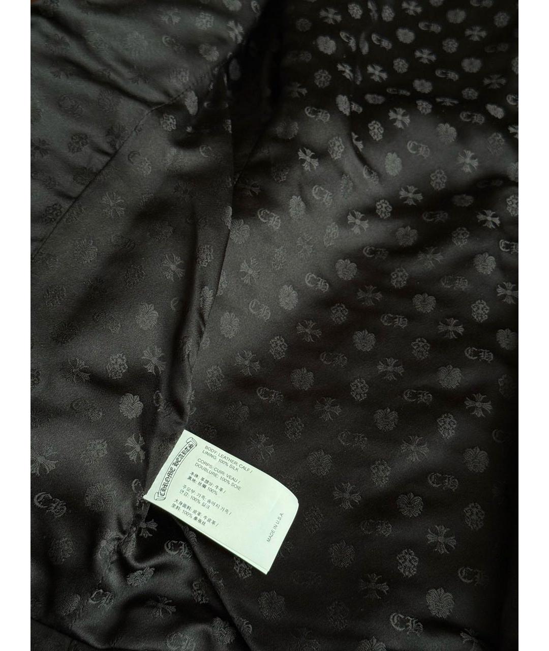 CHROME HEARTS Черный бархатный жакет/пиджак, фото 5