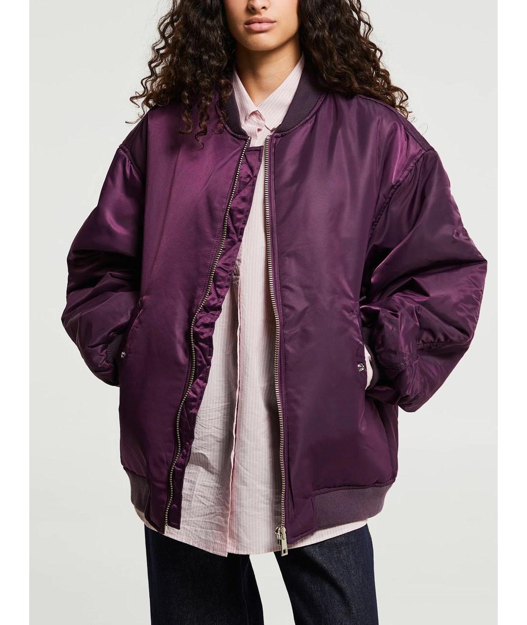 THE FRANKIE SHOP Фиолетовая куртка, фото 3