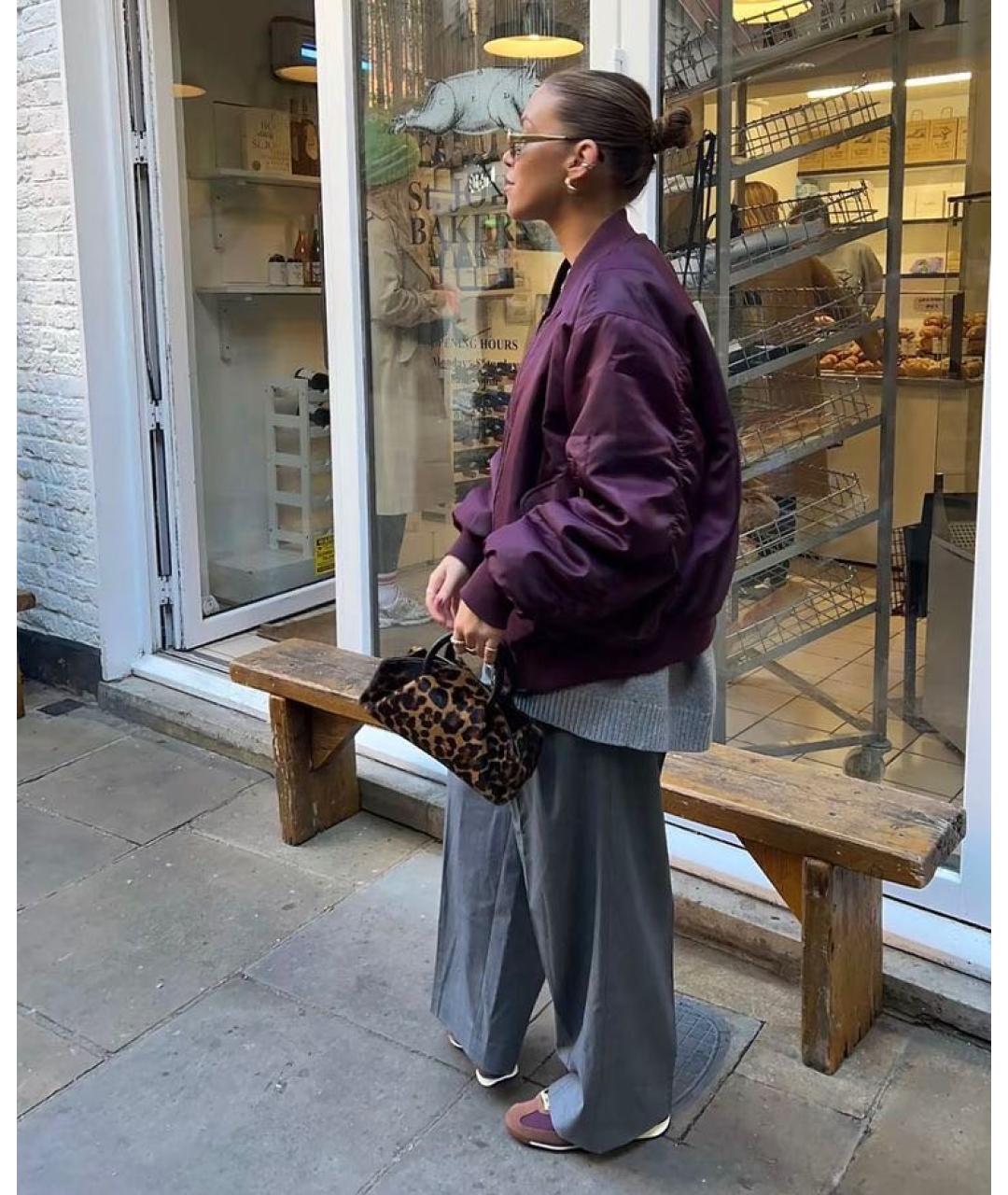 THE FRANKIE SHOP Фиолетовая куртка, фото 7