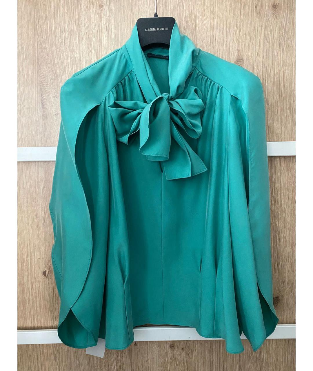 ALBERTA FERRETTI Шелковая блузы, фото 5