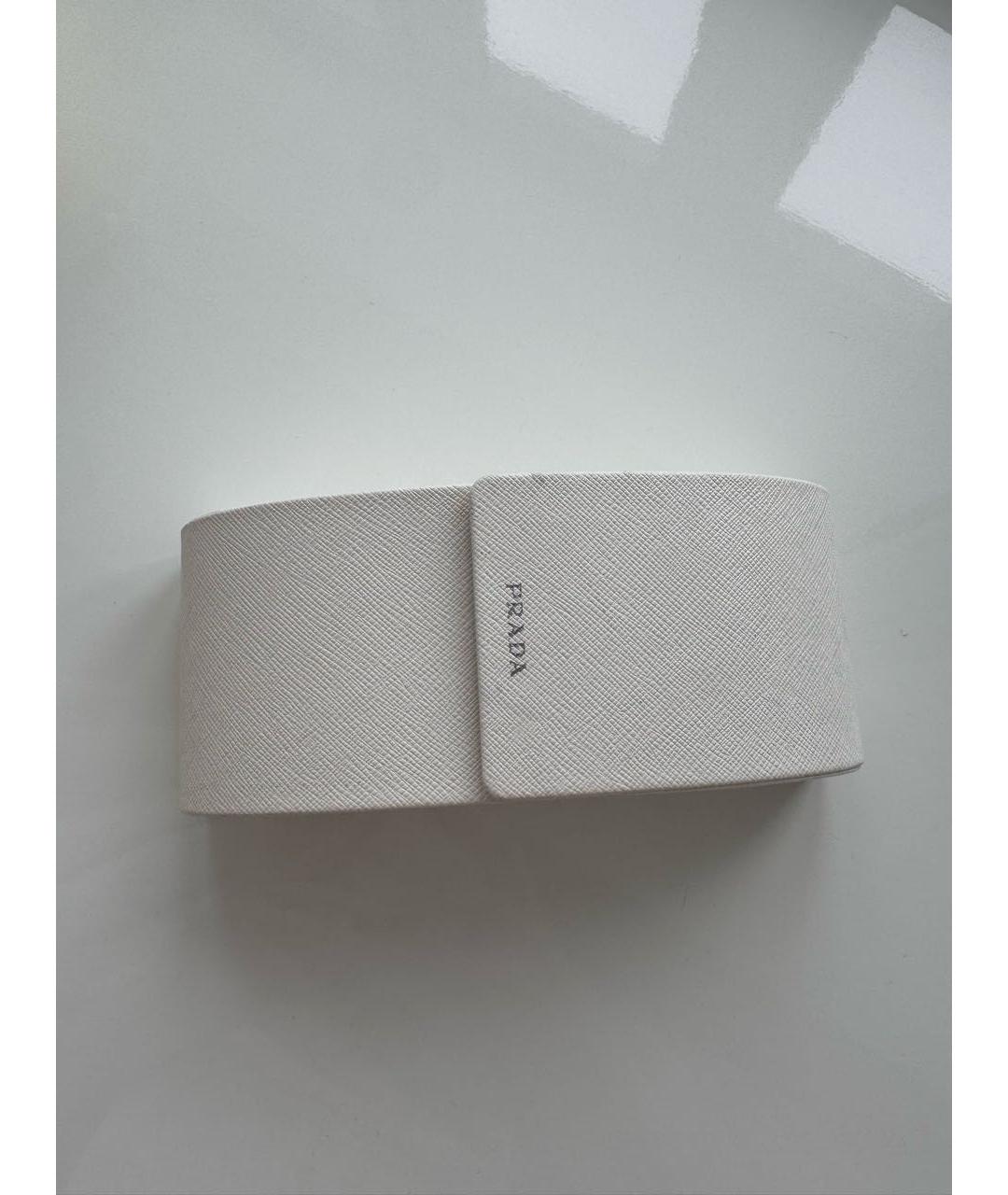 PRADA Черные пластиковые солнцезащитные очки, фото 4