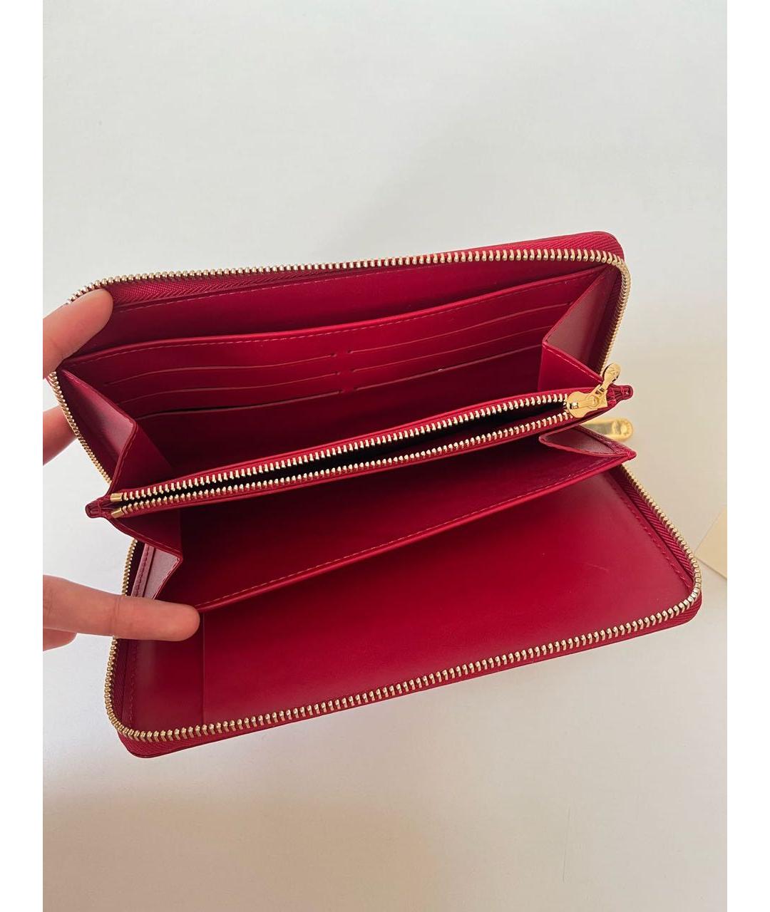 LOUIS VUITTON Красный кошелек из лакированной кожи, фото 5