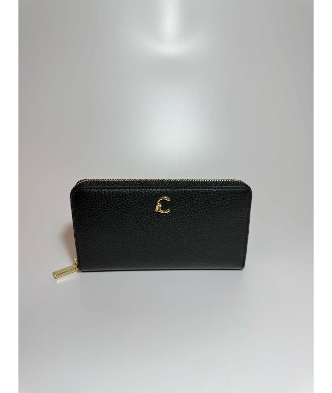 COCCINELLE Черный кожаный кошелек, фото 5