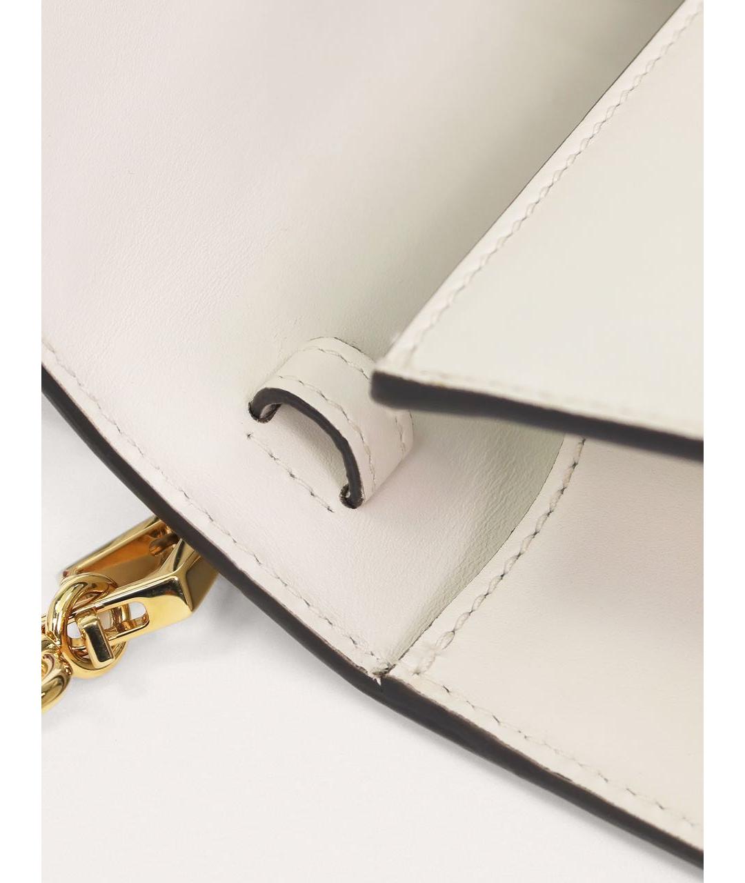 GUCCI Белая кожаная сумка через плечо, фото 6