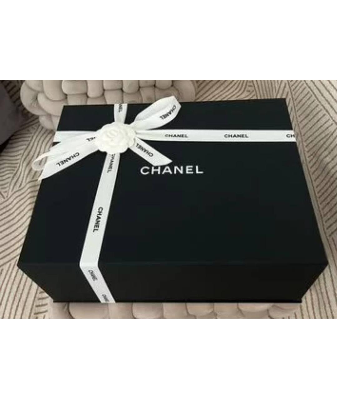 CHANEL Черная кожаная сумка через плечо, фото 6