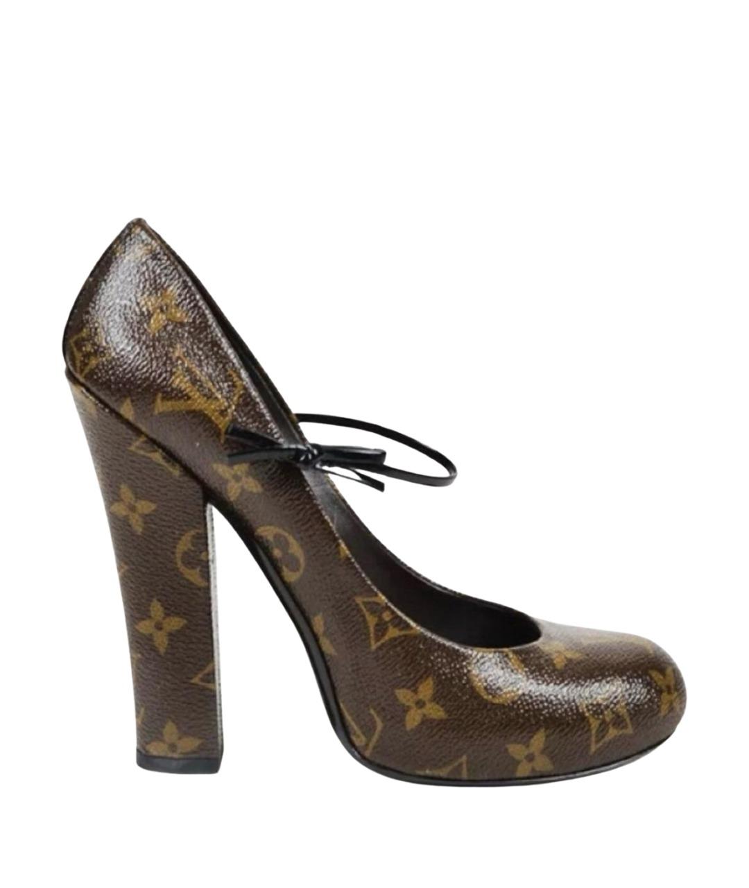 LOUIS VUITTON Коричневые туфли, фото 1