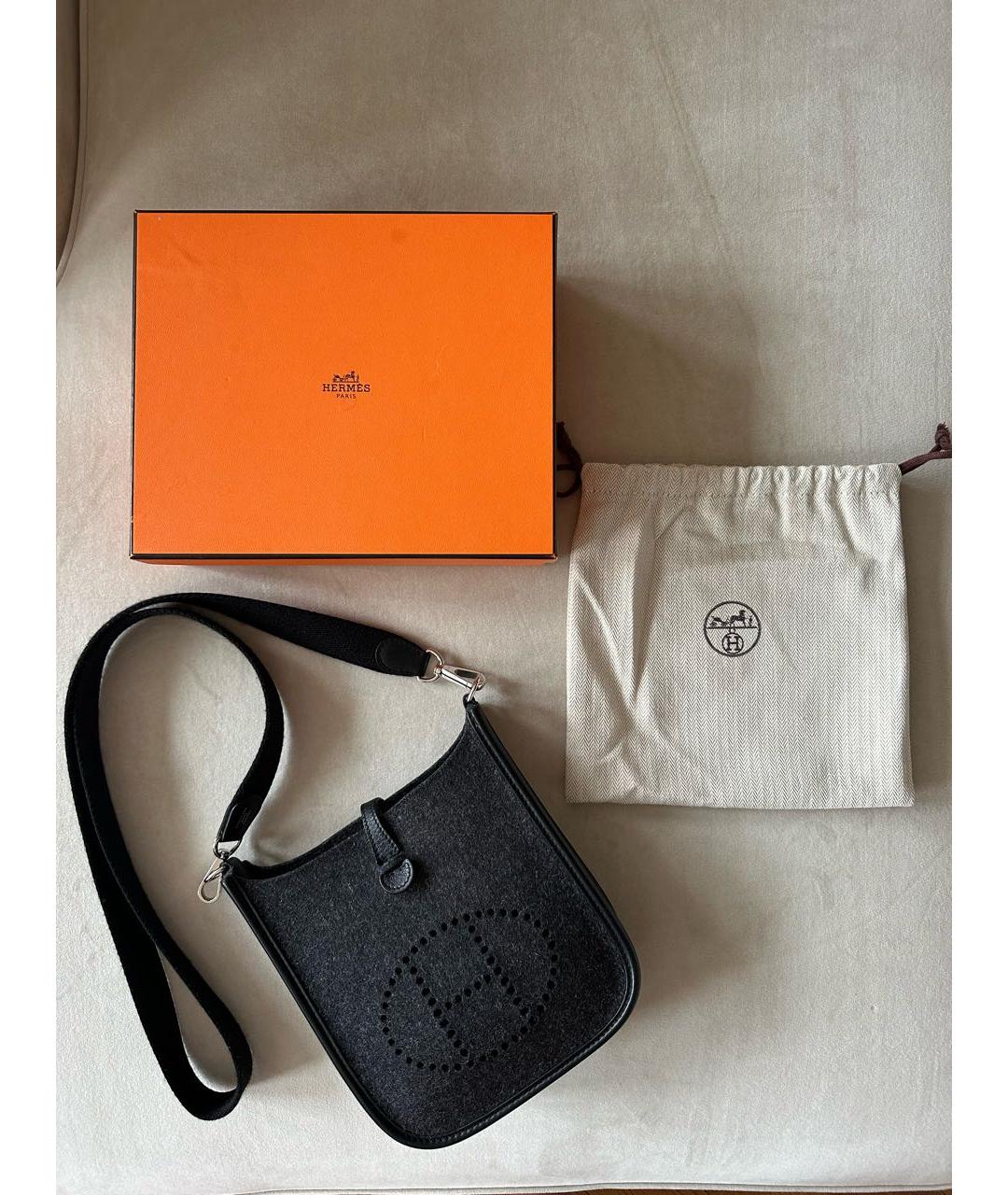 HERMES Черная сумка через плечо, фото 2