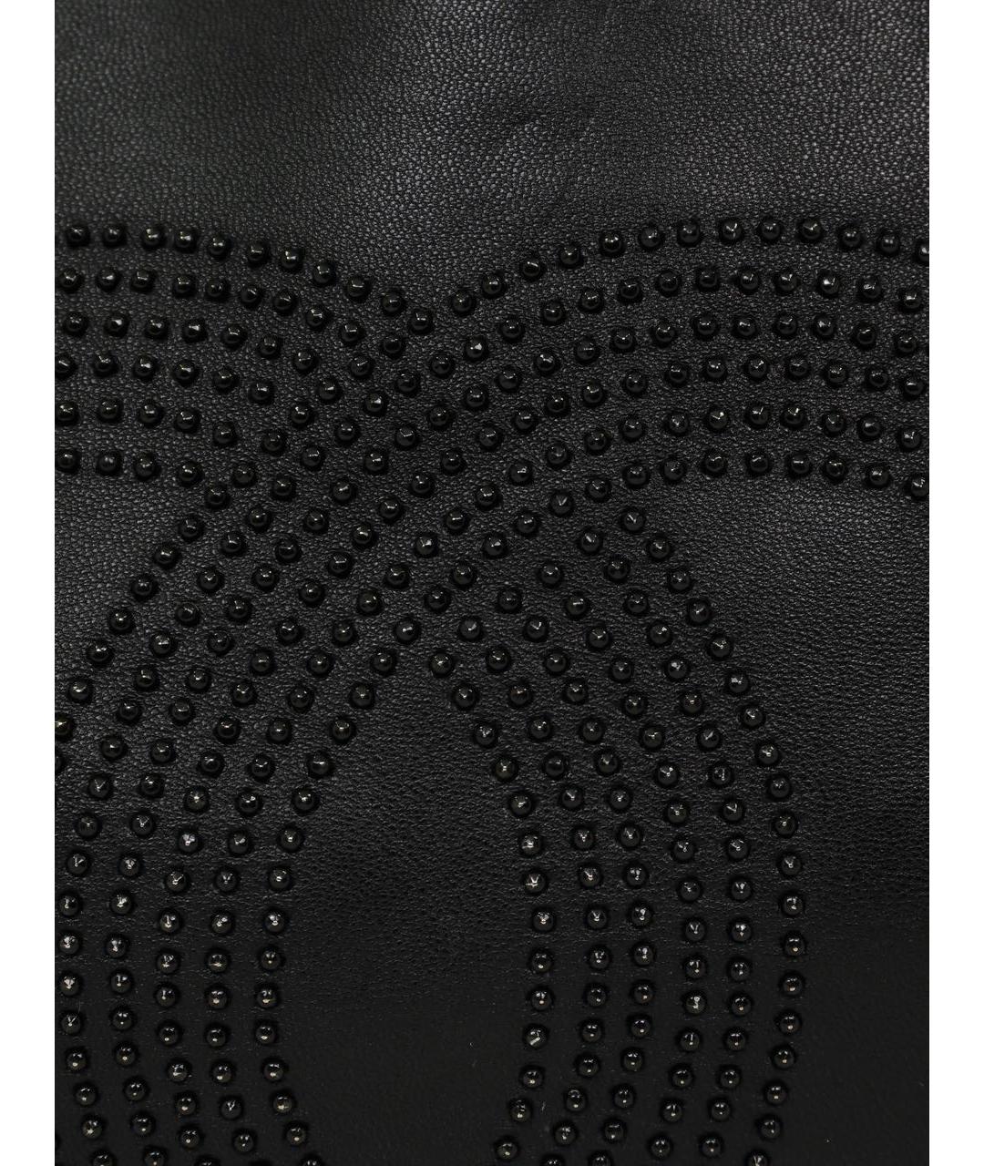 CHANEL Черная кожаная сумка тоут, фото 5