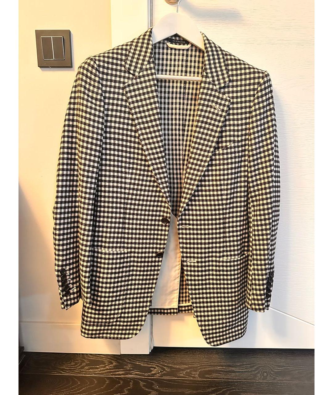 TOM FORD Белый шерстяной пиджак, фото 5