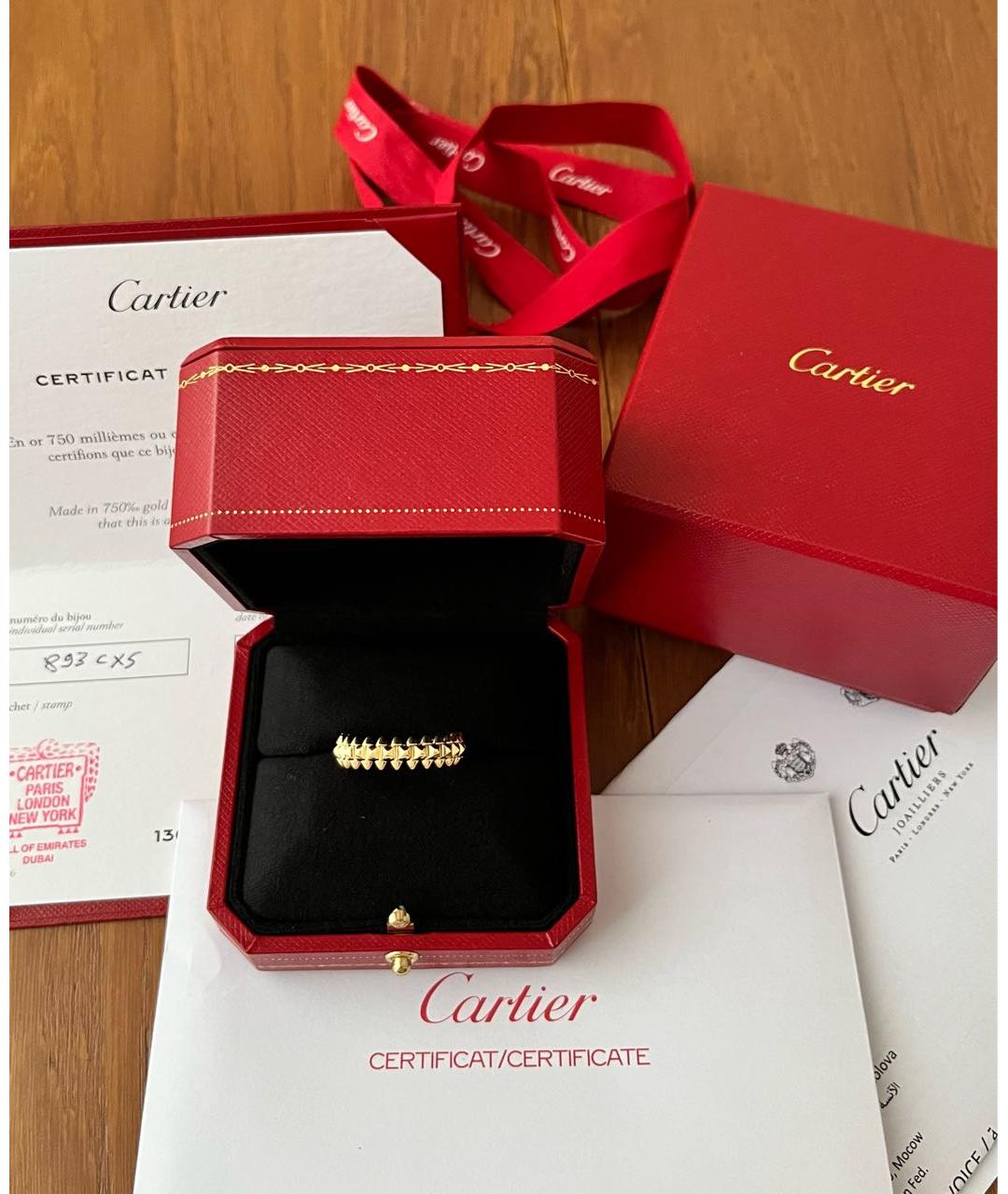 CARTIER Золотое кольцо из желтого золота, фото 4