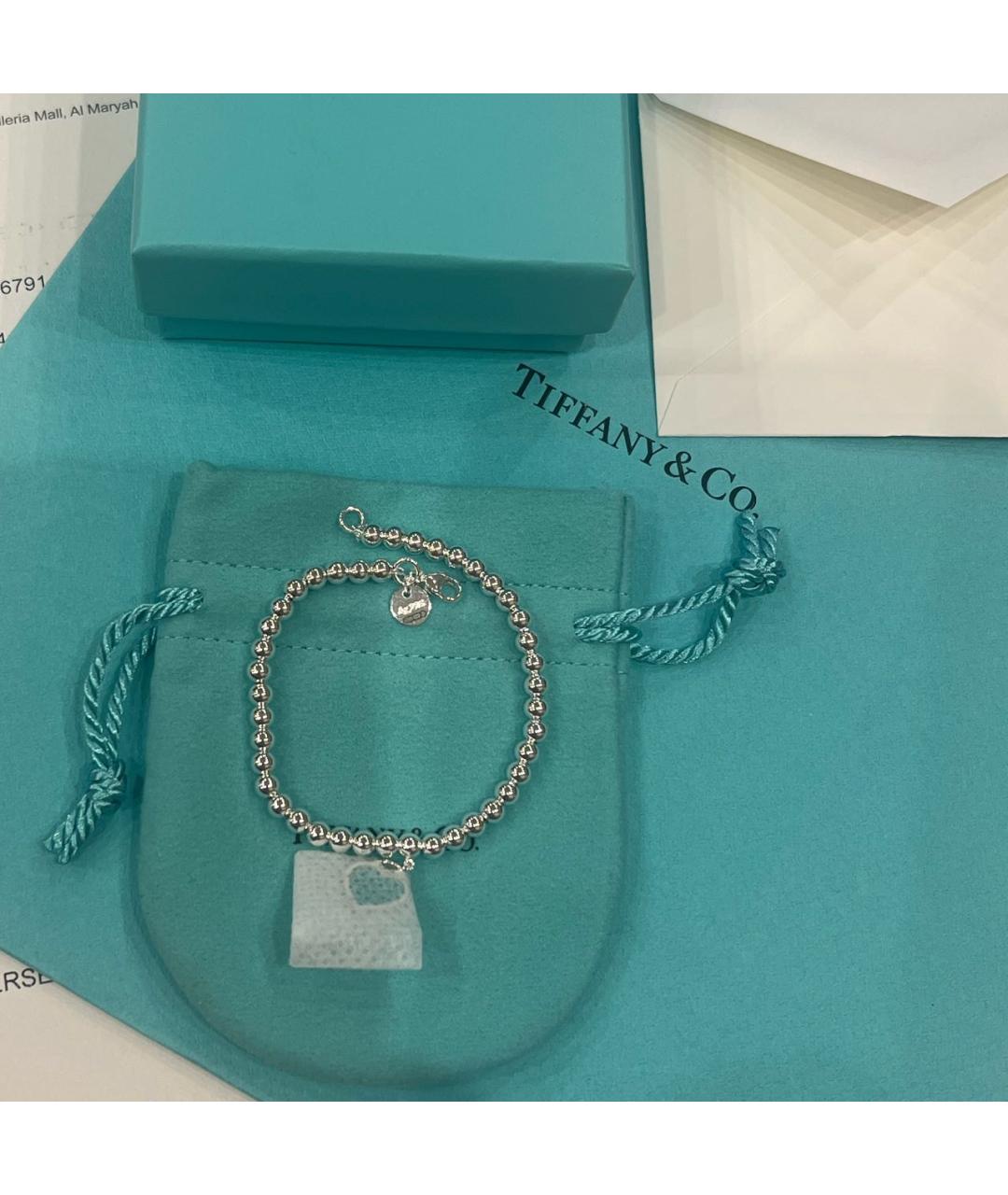 TIFFANY&CO Бирюзовый серебряный браслет, фото 3