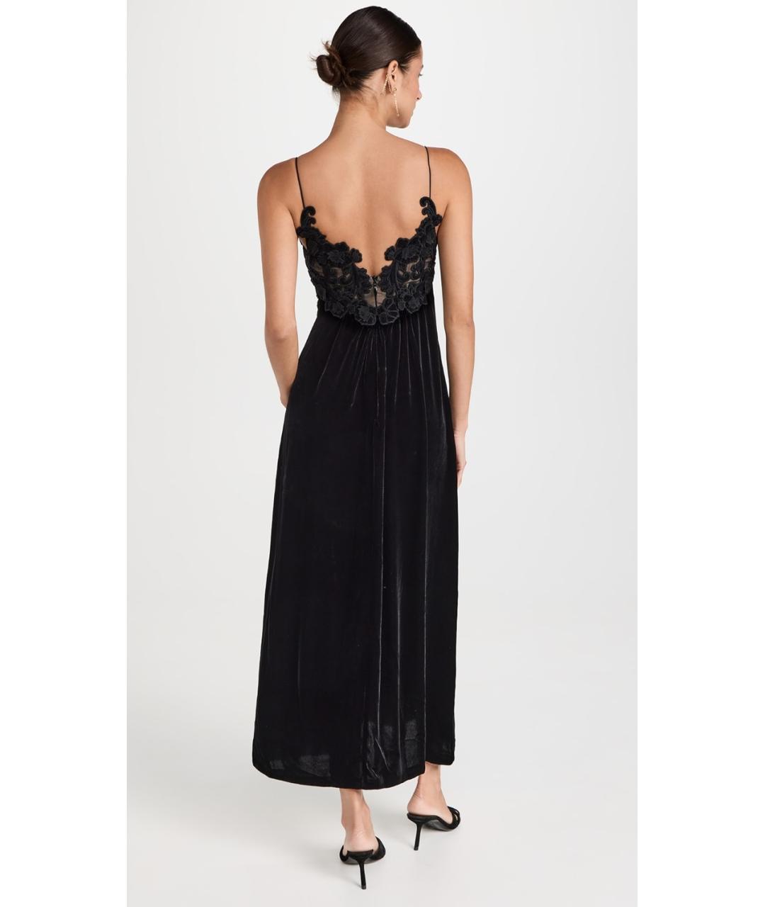 ZIMMERMANN Черное вискозное коктейльное платье, фото 9