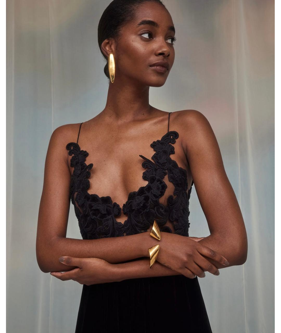 ZIMMERMANN Черное вискозное коктейльное платье, фото 4