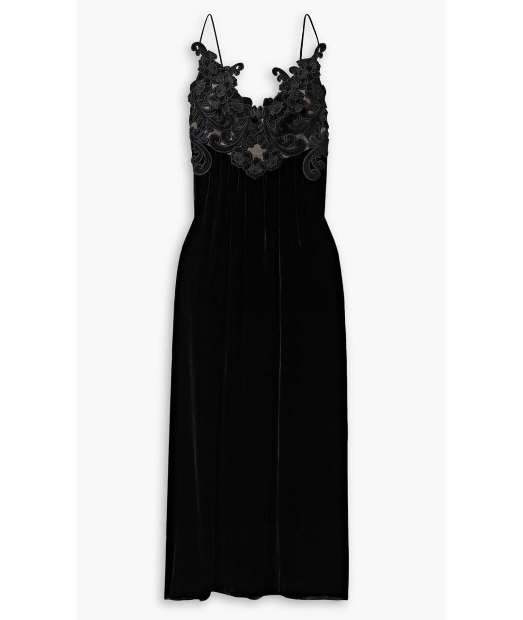 ZIMMERMANN Черное вискозное коктейльное платье, фото 10