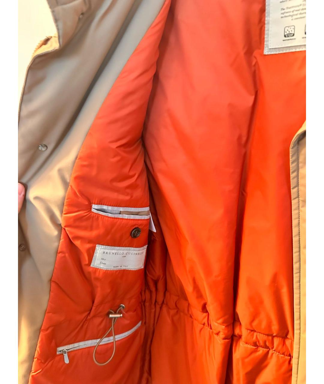BRUNELLO CUCINELLI Бежевая куртка, фото 4