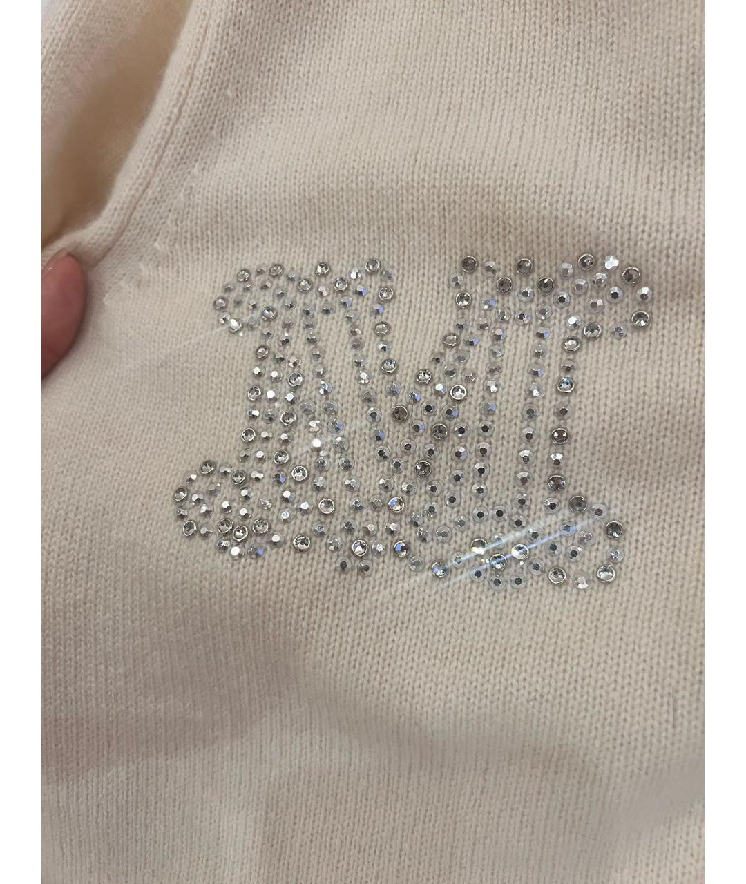 MAX MARA Белый кашемировый джемпер / свитер, фото 2