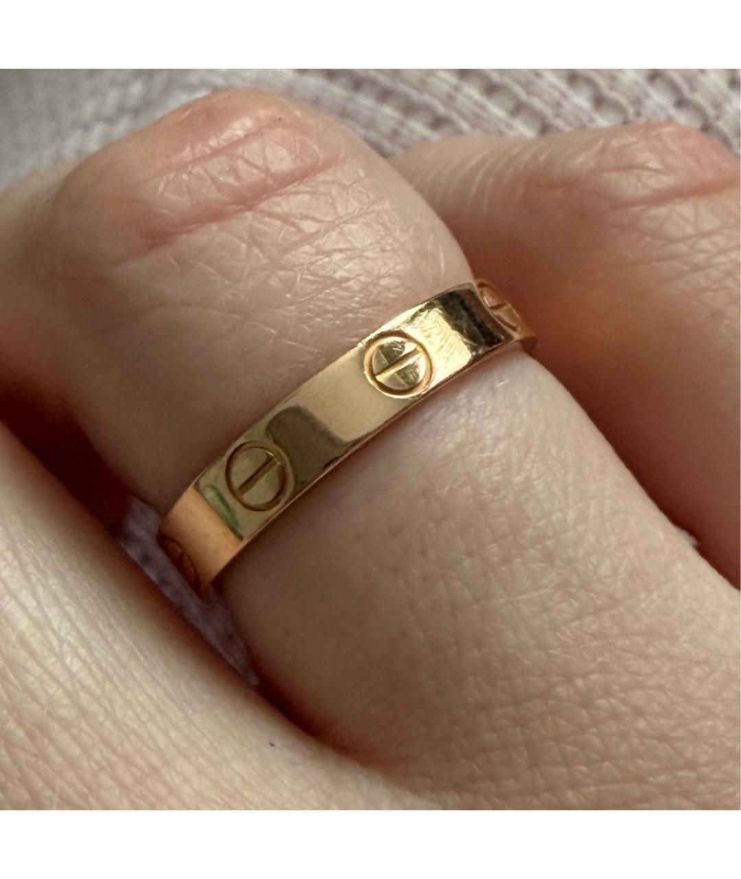 CARTIER Золотое кольцо из розового золота, фото 4