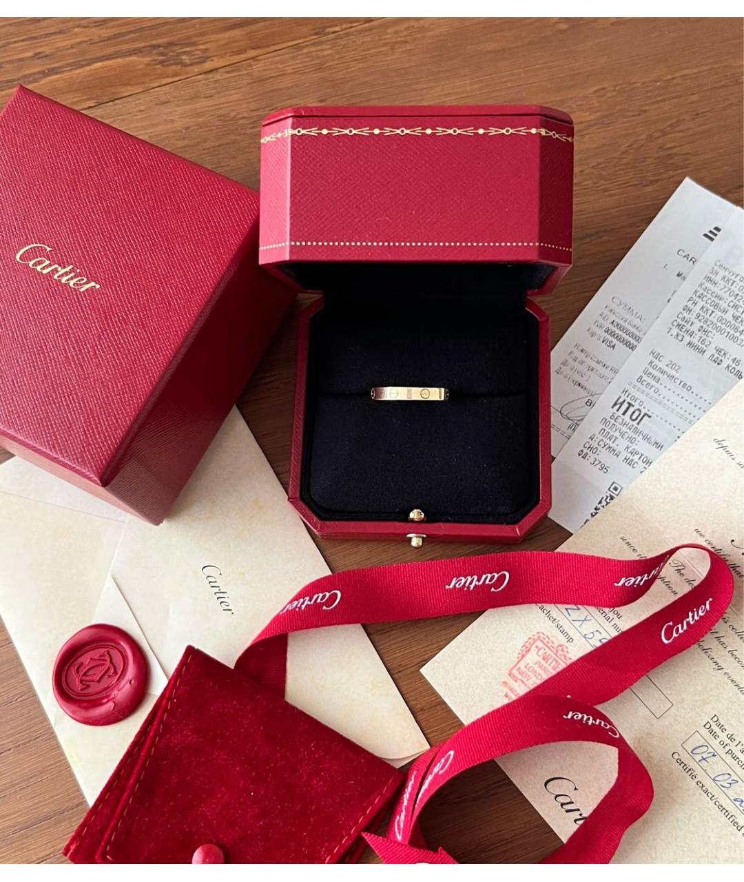 CARTIER Золотое кольцо из желтого золота, фото 2