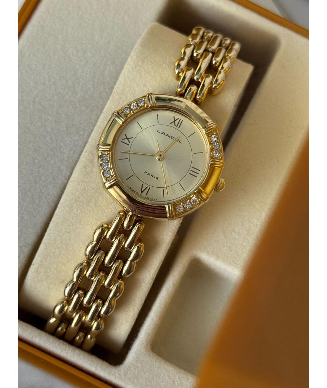 LANCEL Золотые стальные часы, фото 3