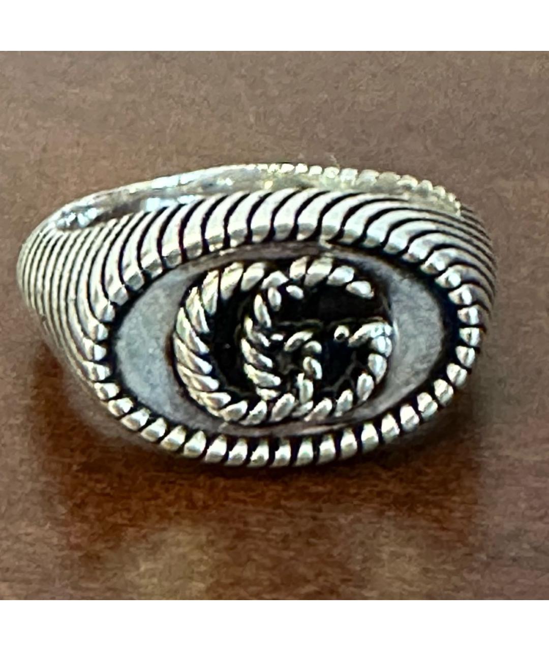 GUCCI Серебряное серебряное кольцо, фото 2