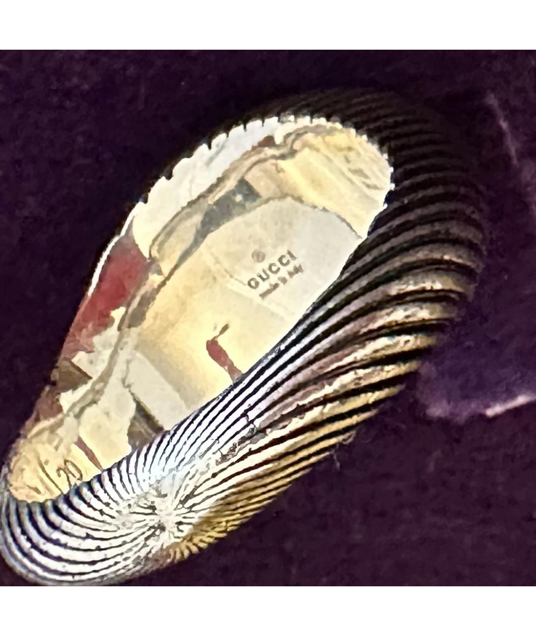 GUCCI Серебряное серебряное кольцо, фото 3