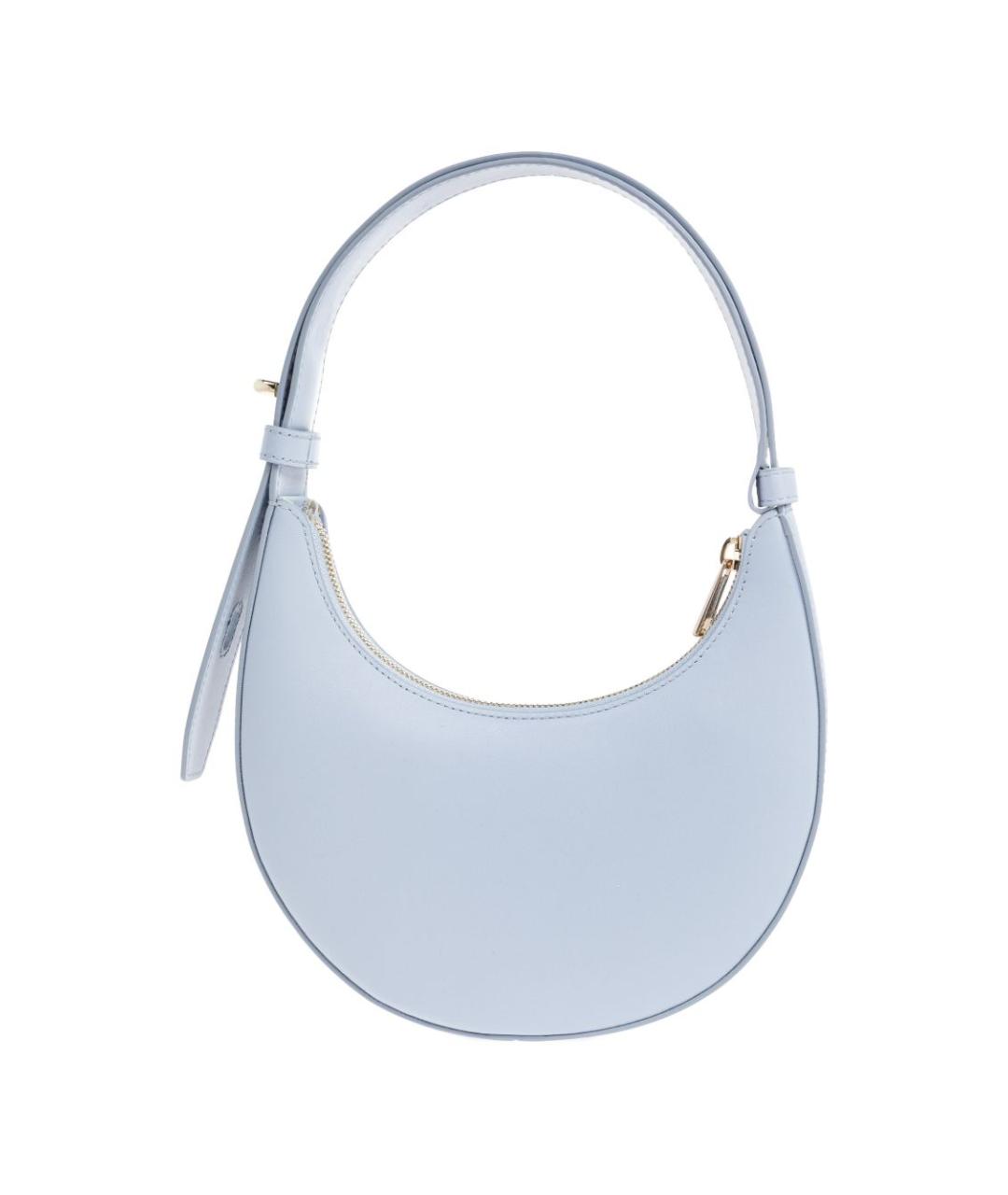 FURLA Голубая кожаная сумка через плечо, фото 5