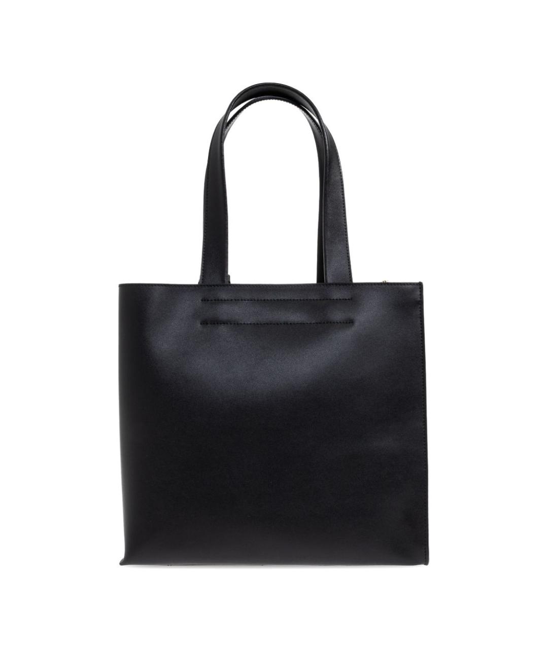 FURLA Черная кожаная сумка тоут, фото 2