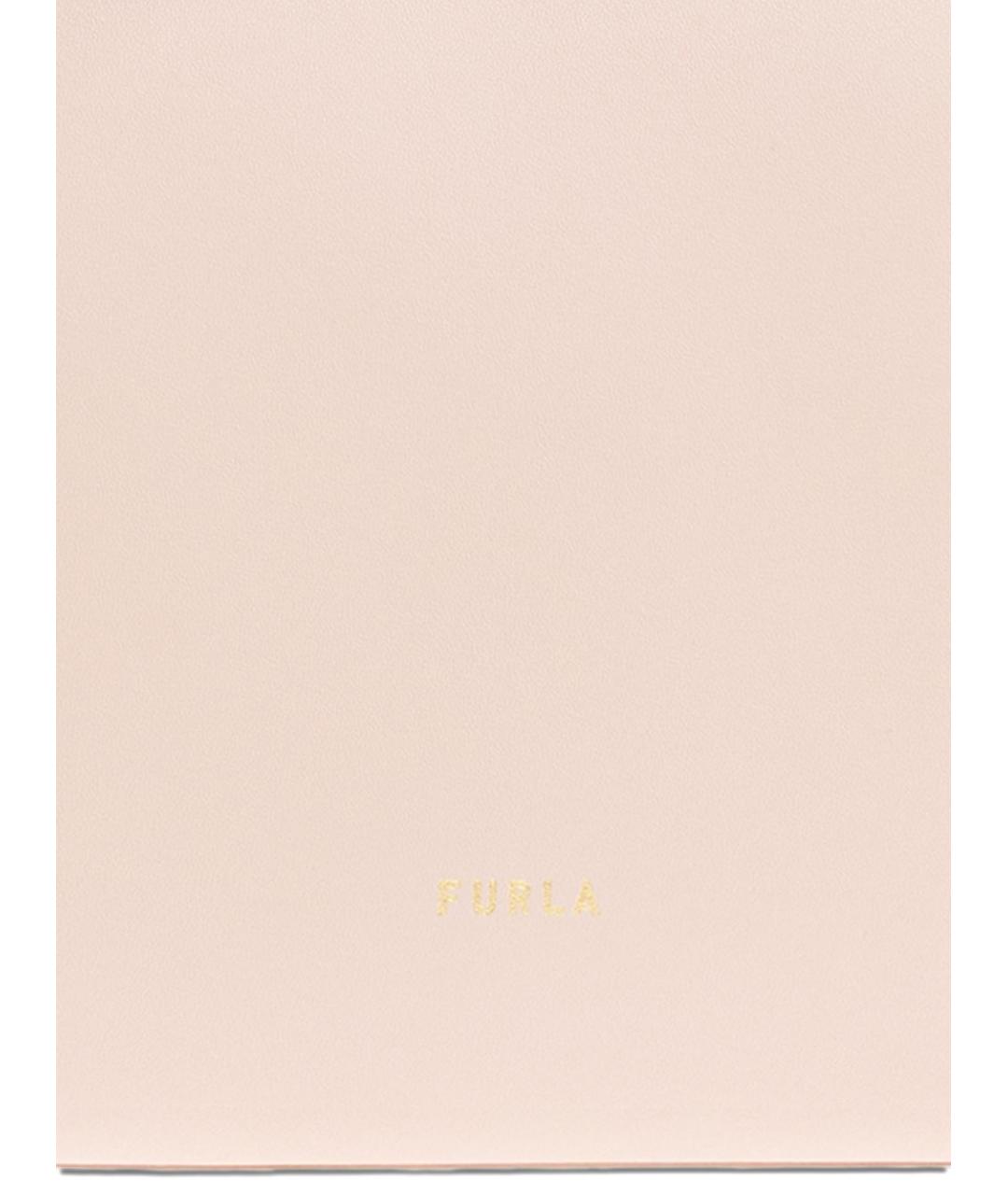 FURLA Розовая кожаная сумка тоут, фото 3