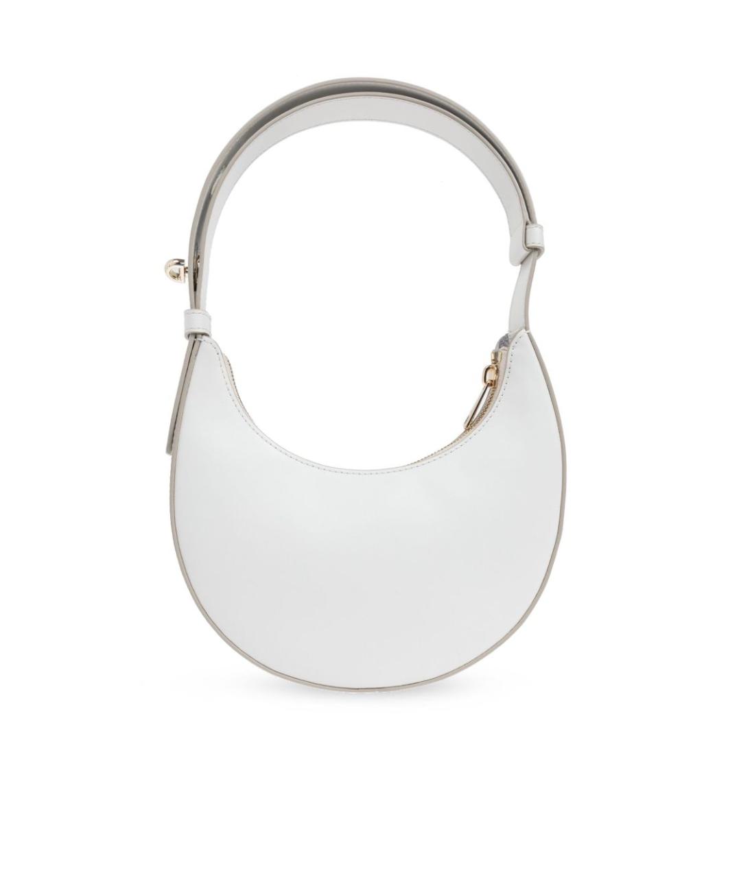 FURLA Белая кожаная сумка через плечо, фото 5