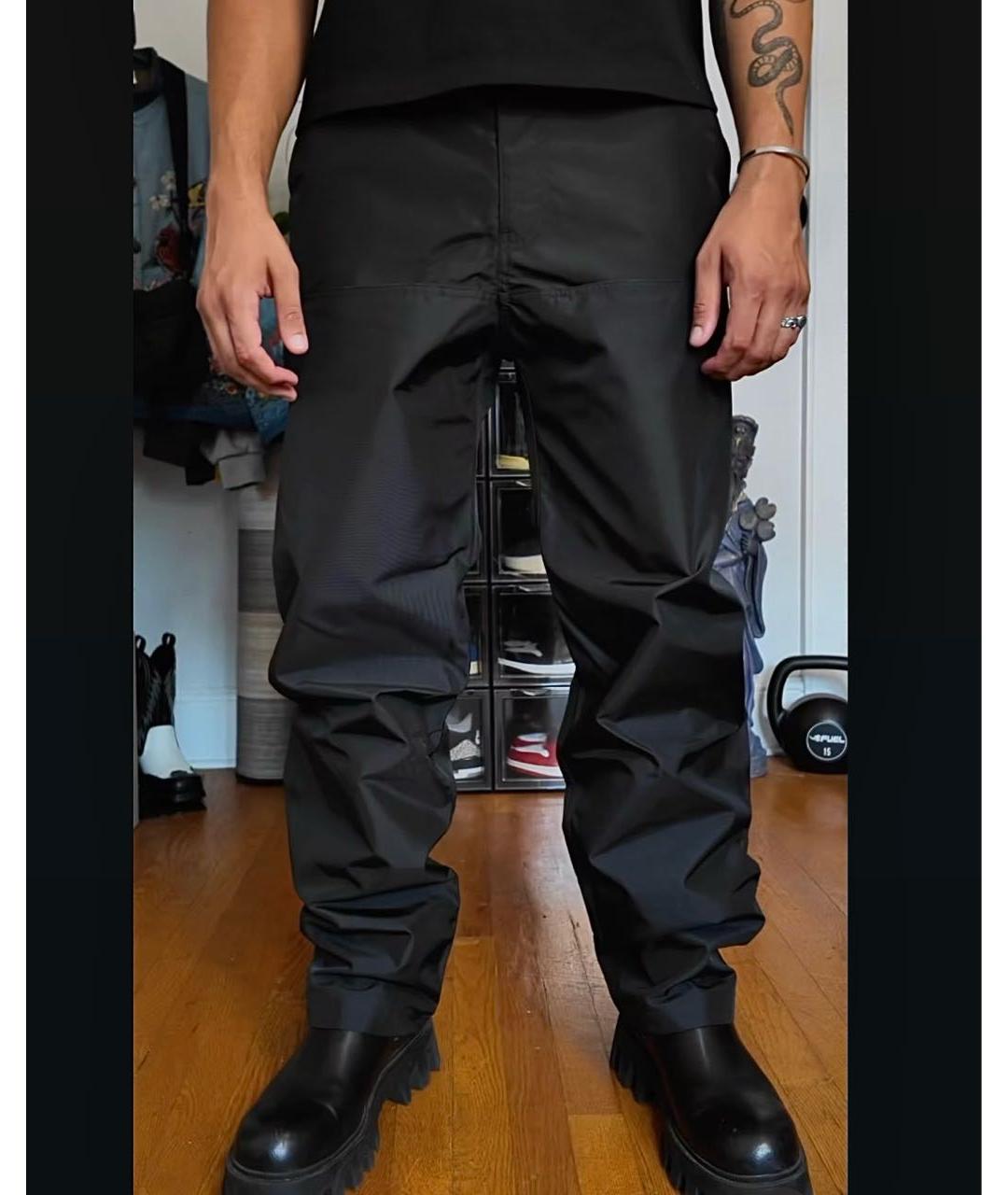 YEEZY Черные повседневные брюки, фото 3