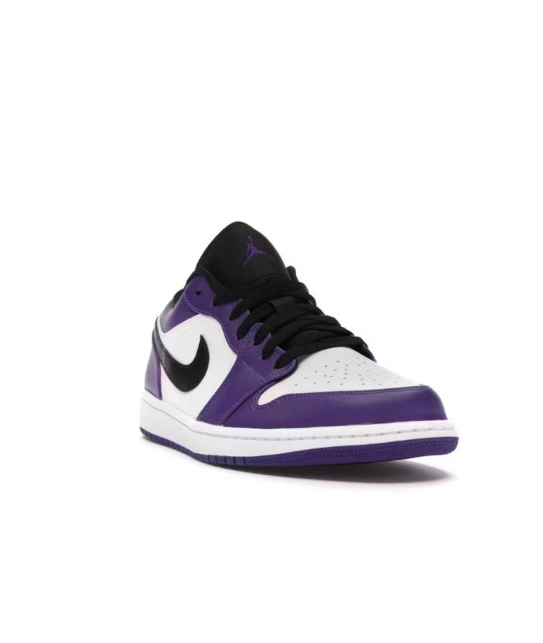 JORDAN Фиолетовые кожаные кроссовки, фото 2