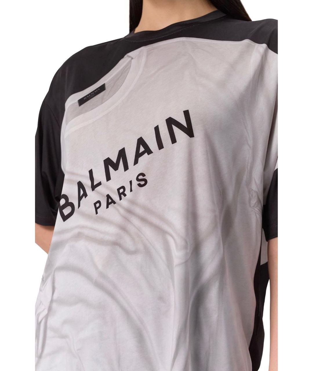BALMAIN Полиэстеровая футболка, фото 3