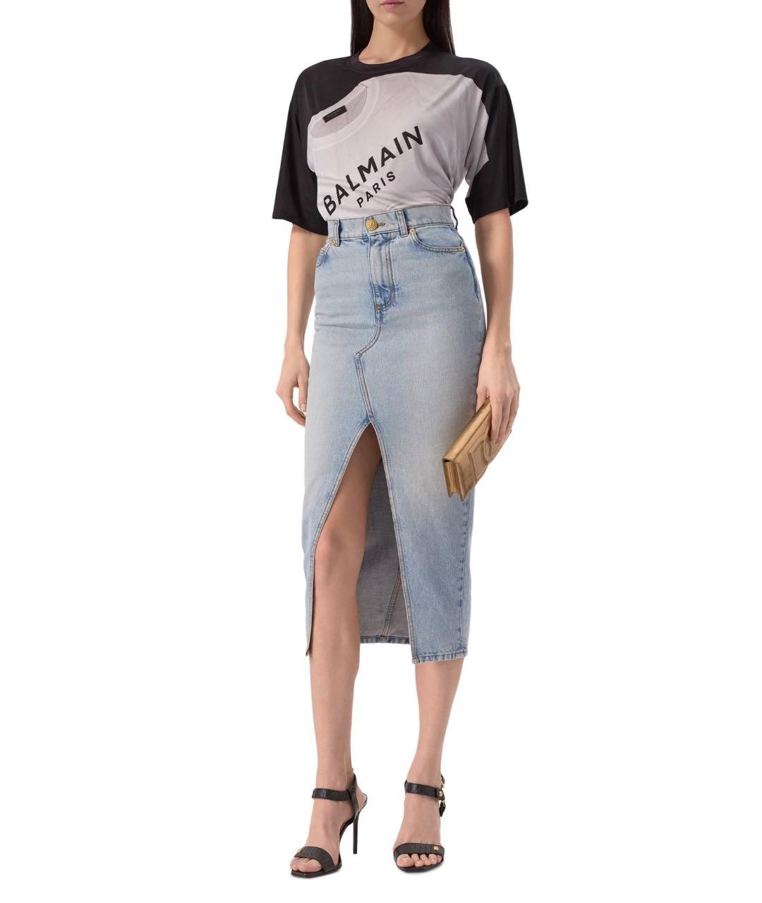 BALMAIN Полиэстеровая футболка, фото 5