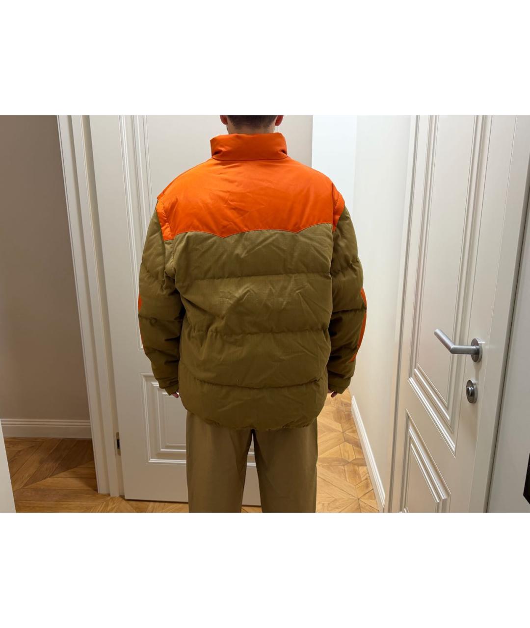 GUCCI Хаки хлопковый пуховик, фото 7