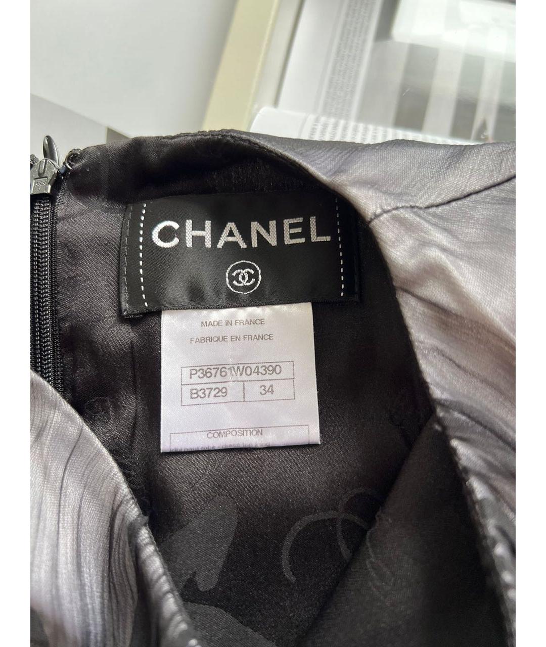 CHANEL Черное повседневное платье, фото 7