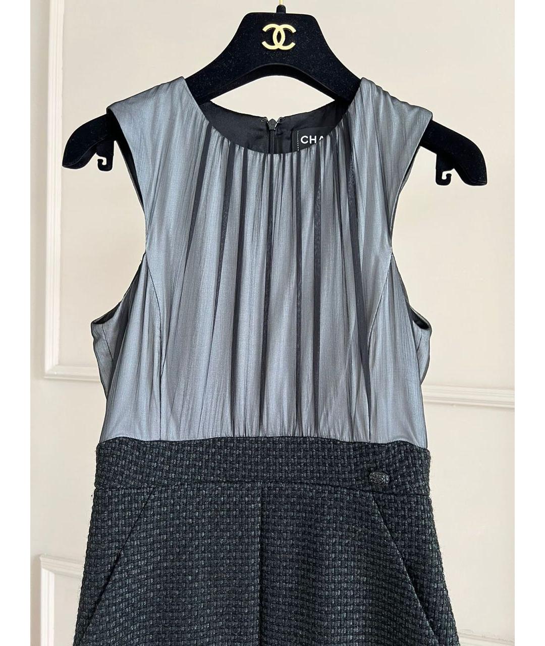 CHANEL Черное повседневное платье, фото 2